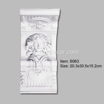 Ang Polyurethane Exquisite Statue Corbel